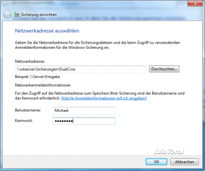 Sicherungsziel Netzwerk