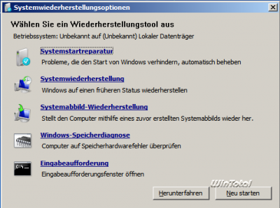 Systemreparatur