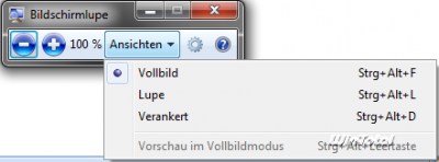 Bildschirmlupe