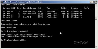 Bootmanager kopieren