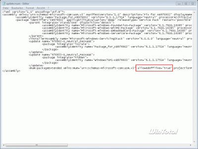 Textdatei editieren