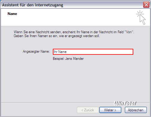 Angezeigter Name