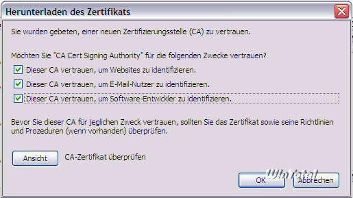 SSL-Import