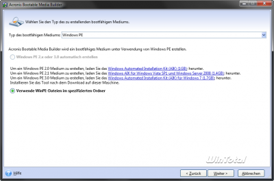 Windows PE-Bootmedium