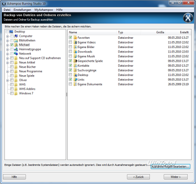 Backup und Restore