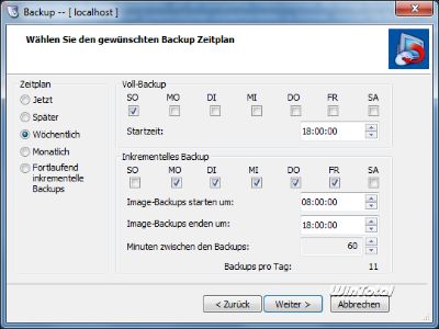 Zeitplan