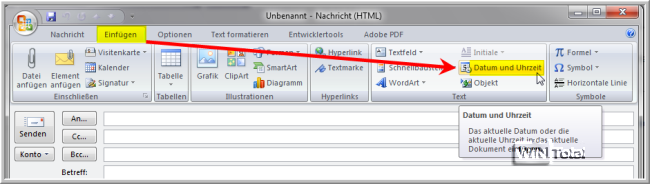 Bild In Email Einfugen Outlook