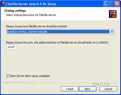 FileZilla Server