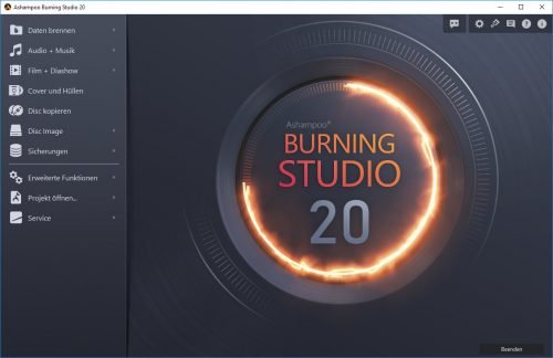 Ashampoo Burning Studio 20