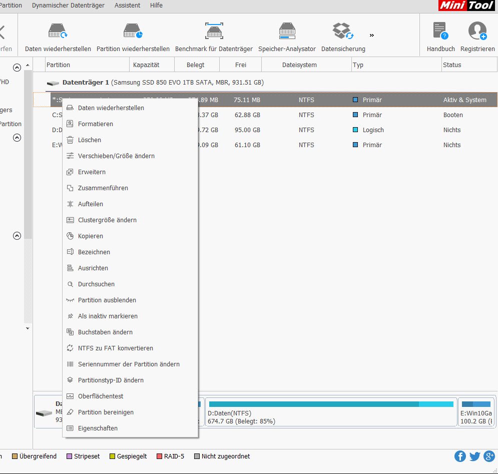 MiniTool Partition Wizard Free Download Kostenlos & schnell auf