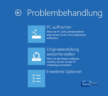 Windows 8, Auffrischen, Artikel