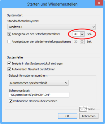 Artikel Bootmanager, Windows 8