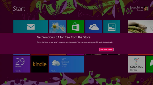 Windows 8.1 Store, Twitter