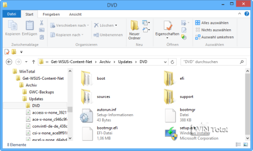 Für Windows: ArchivUpdatesDVD 