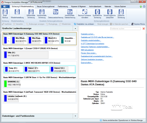 Paragon Festlatten Manager 14 