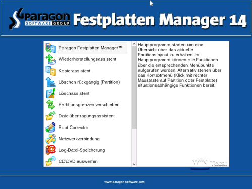 Paragon Festlatten Manager 14 