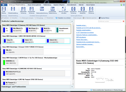 Paragon Festlatten Manager 14