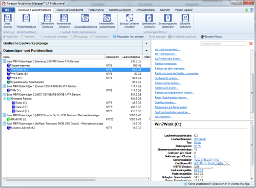 Paragon Festlatten Manager 14 