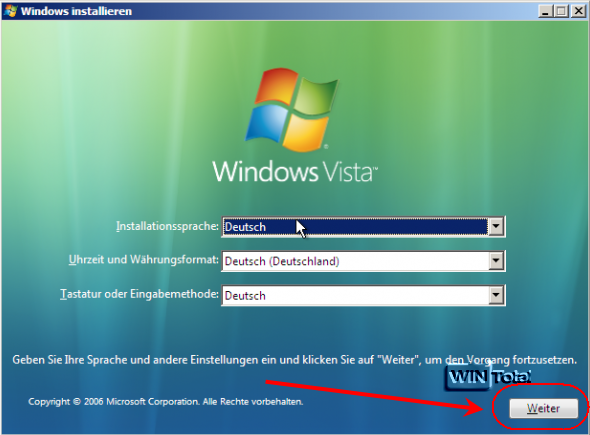 Windows Vista Benutzer Anmelden