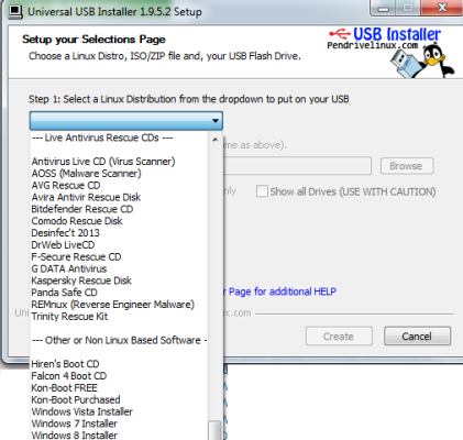 Universal USB Installer