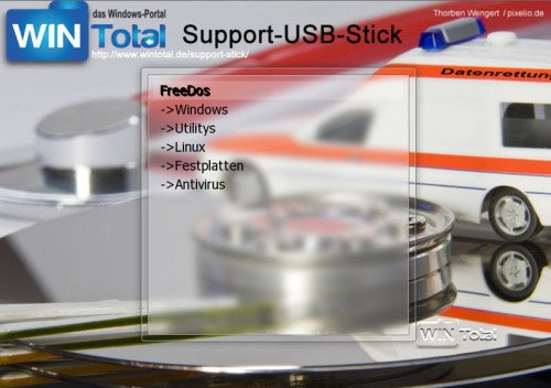 Bootkern WinTotal Support-Stick