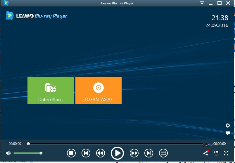 leawo blu ray player app flickering