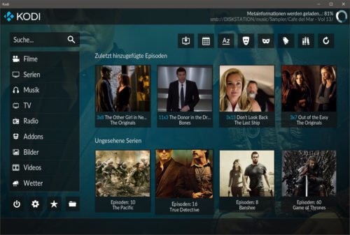 Serien mit Kodi