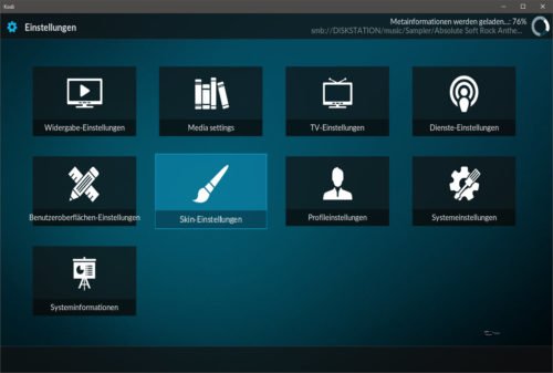 Settings Kodi