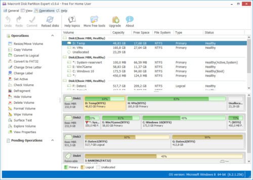 Macrorit Disk Partition Expert Free Edition