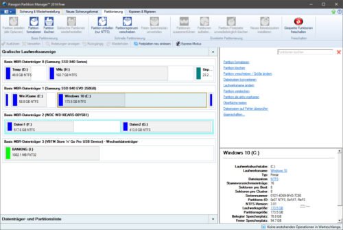 Paragon Partition Manager Free Edition