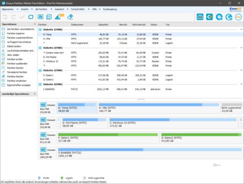 EaseUS Partition Master 