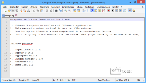 Notepad++ Editor