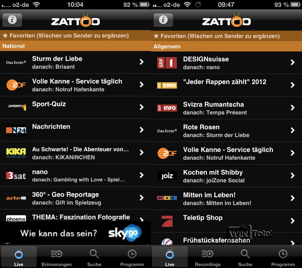 Zattoo Download Kostenlos Schnell Auf WinTotal de