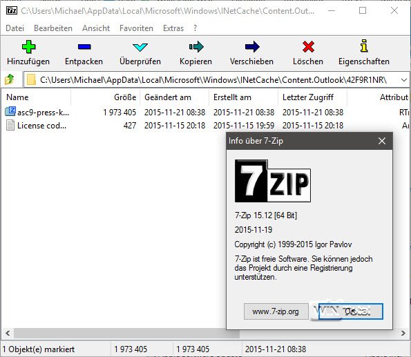 7 zip portable deutsch download