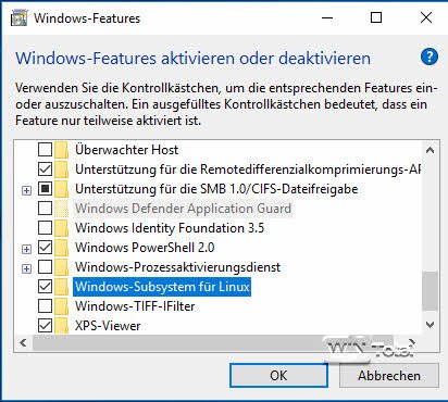 Windows-Subsystem für Linux