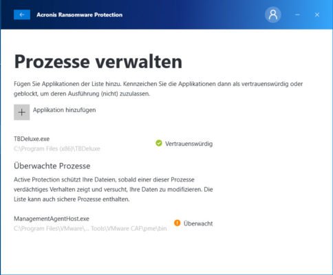 Acronis Ransomware Protection