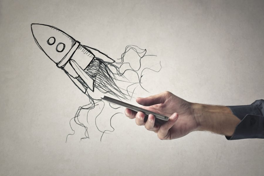 Symbolbild Handy beschleunigen