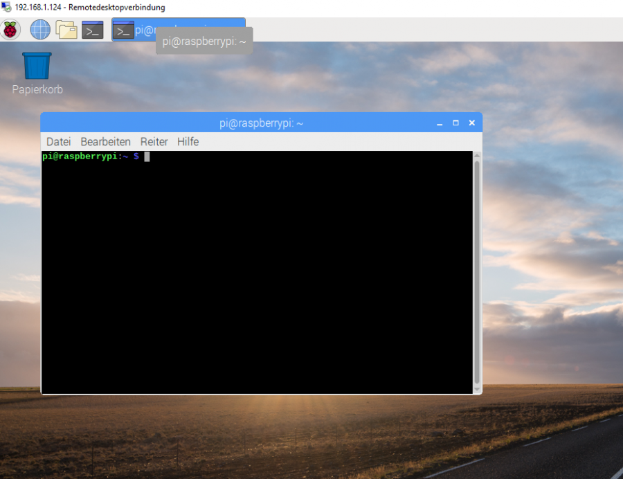 Zugriff auf den Raspberry Pi über den Remote Desktop von Windows 10