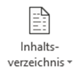 Inhaltsverzeichnis Word
