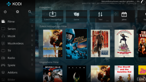 Kodi Bibliotheken