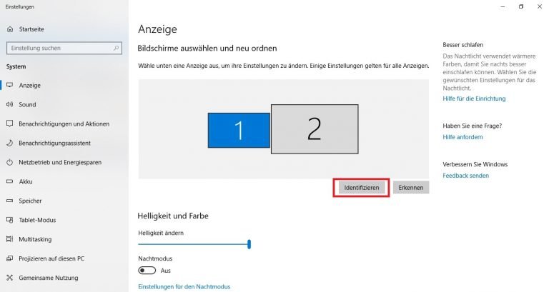 2 Pc Bildschirme Maus Nach Links Rausziehen Zwei Bildschirme unter Windows 10 einrichten und optimal nutzen