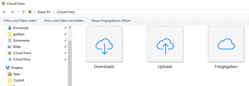 iCloud-Fotos unter Windows