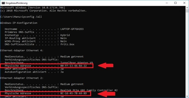 Samsung Galaxy S5 Mini Mac Adresse Finden MAC-Adresse: Erklärung, Aufbau und wie Sie sie herausfinden