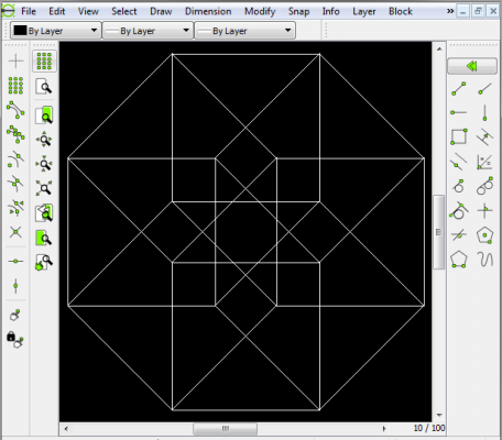 LibreCAD technische Zeichnungen Architektur