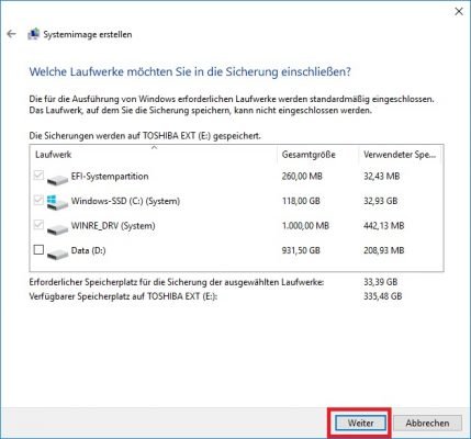 Windows 10 Betriebssystem Image