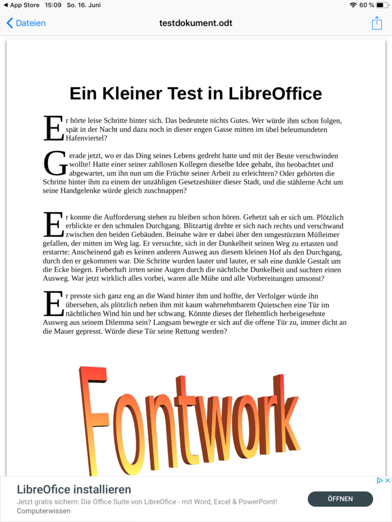 ODT-Datei öffnen: So klappt es in Android, iOS und Windows
