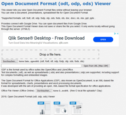 ODT Viewer online