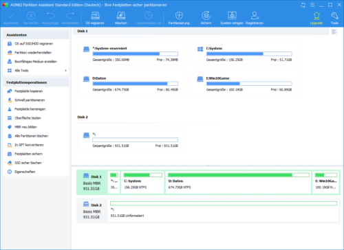 AOMEI Partition Assistant (PA) Standard Edition