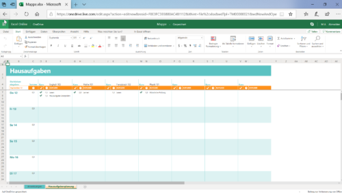 Microsoft Office kostenlos, hier Excel