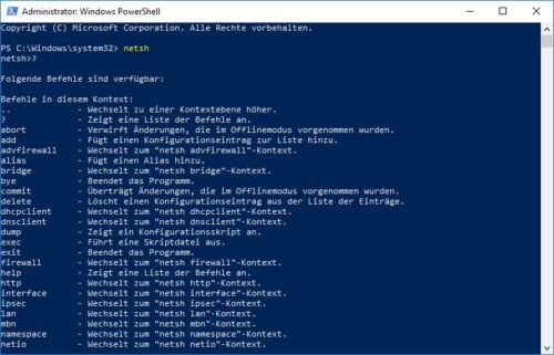 Domain-Server über Windows 10 PowerShell ändern.